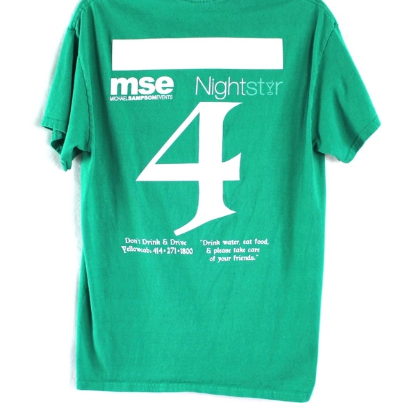 Mens T Shirt Sz Med Green Keep Calm And Shuffle On - Picture 2 of 4